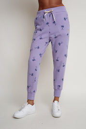 LAVENDER TRACKSUITS WITH PALM TREES - PORTOBELLO