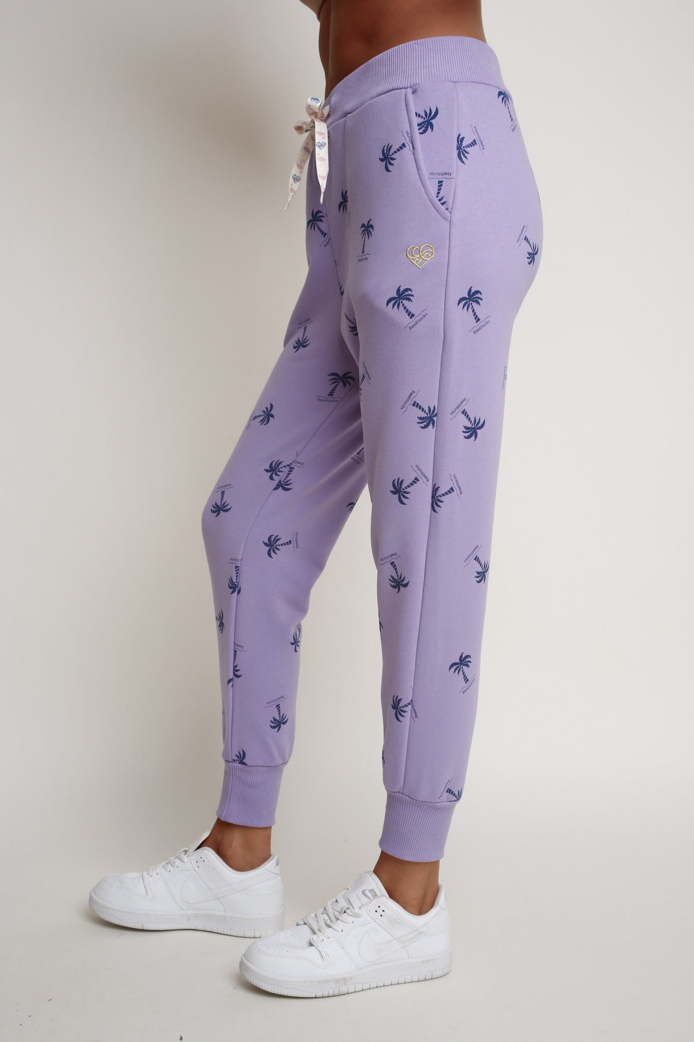 LAVENDER TRACKSUITS WITH PALM TREES - PORTOBELLO
