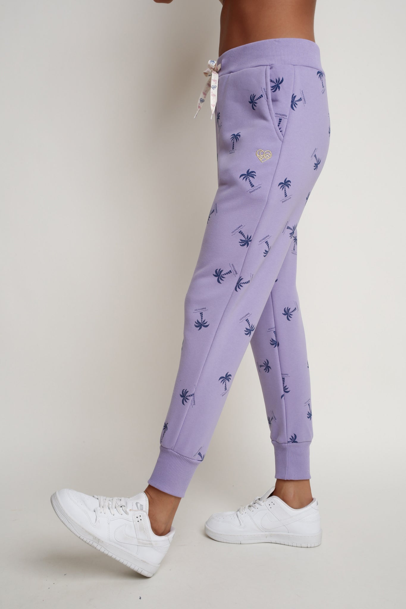 LAVENDER TRACKSUITS WITH PALM TREES - PORTOBELLO