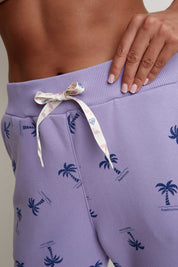 LAVENDER TRACKSUITS WITH PALM TREES - PORTOBELLO
