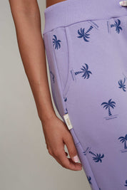LAVENDER TRACKSUITS WITH PALM TREES - PORTOBELLO