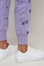 LAVENDER TRACKSUITS WITH PALM TREES - PORTOBELLO