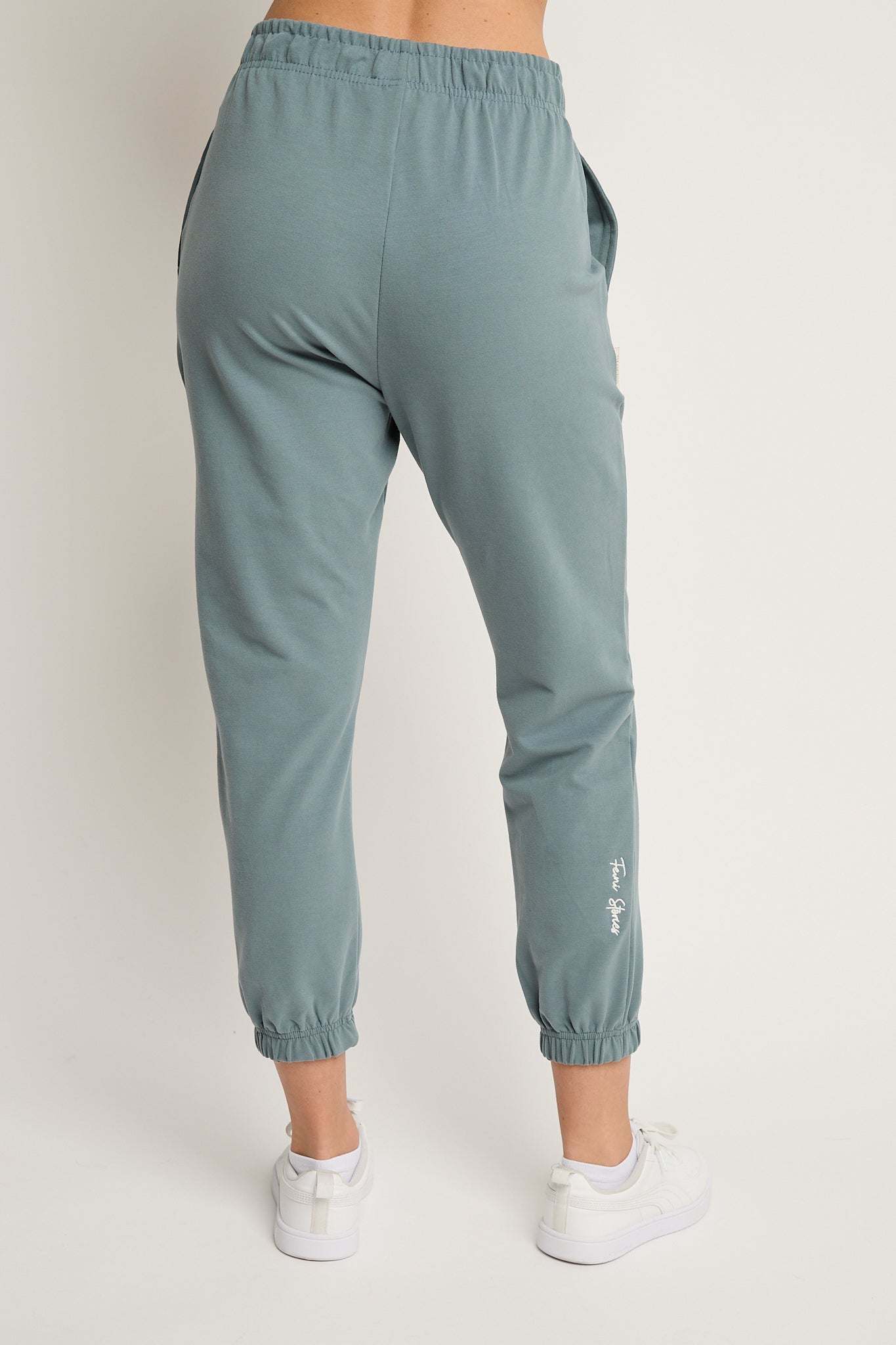 SPODNIE DRESOWE TYPU BAGGY TURKUSOWE - REVE