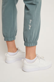 SPODNIE DRESOWE TYPU BAGGY TURKUSOWE - REVE