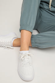 SPODNIE DRESOWE TYPU BAGGY TURKUSOWE - REVE