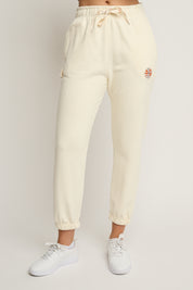 SPODNIE DRESOWE TYPU BAGGY ECRU - REVE