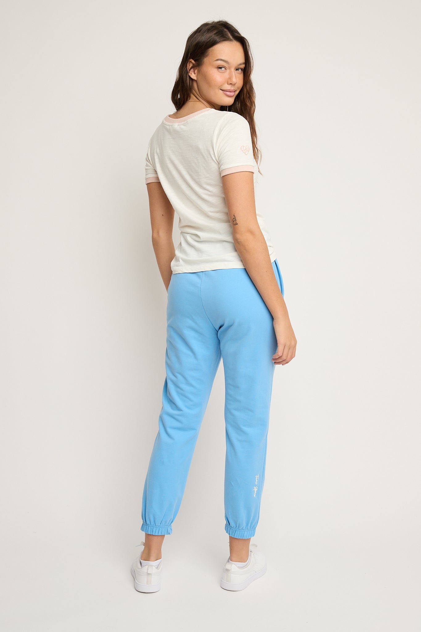 SPODNIE DRESOWE TYPU BAGGY NIEBIESKIE - REVE