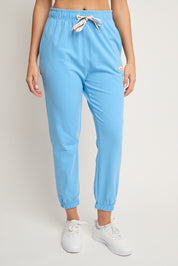 SPODNIE DRESOWE TYPU BAGGY NIEBIESKIE - REVE