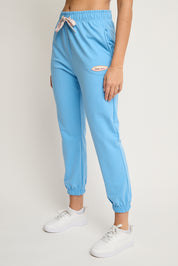 SPODNIE DRESOWE TYPU BAGGY NIEBIESKIE - REVE