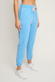 SPODNIE DRESOWE TYPU BAGGY NIEBIESKIE - REVE