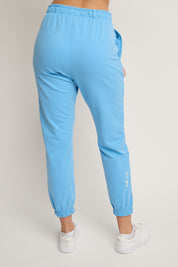 SPODNIE DRESOWE TYPU BAGGY NIEBIESKIE - REVE