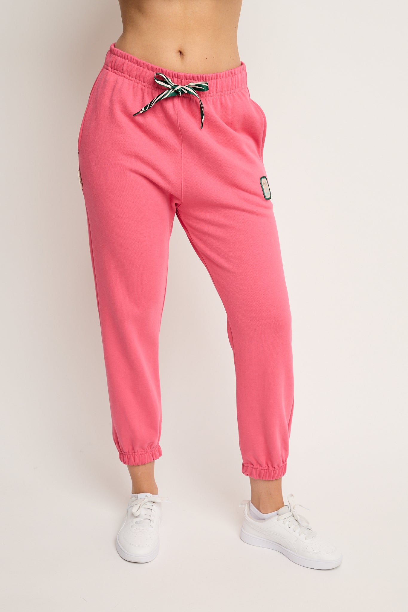 SPODNIE DRESOWE TYPU BAGGY KORALOWE - REVE