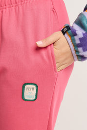 SPODNIE DRESOWE TYPU BAGGY KORALOWE - REVE