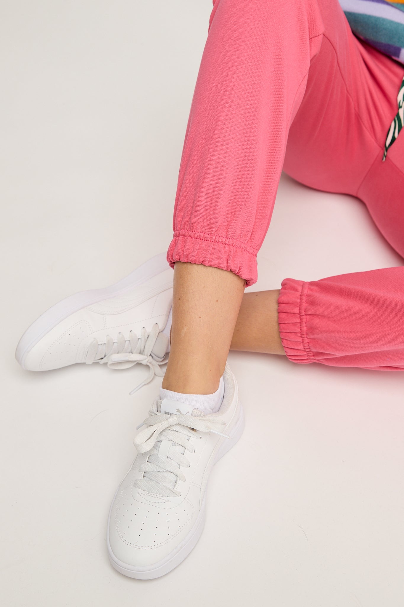 SPODNIE DRESOWE TYPU BAGGY KORALOWE - REVE