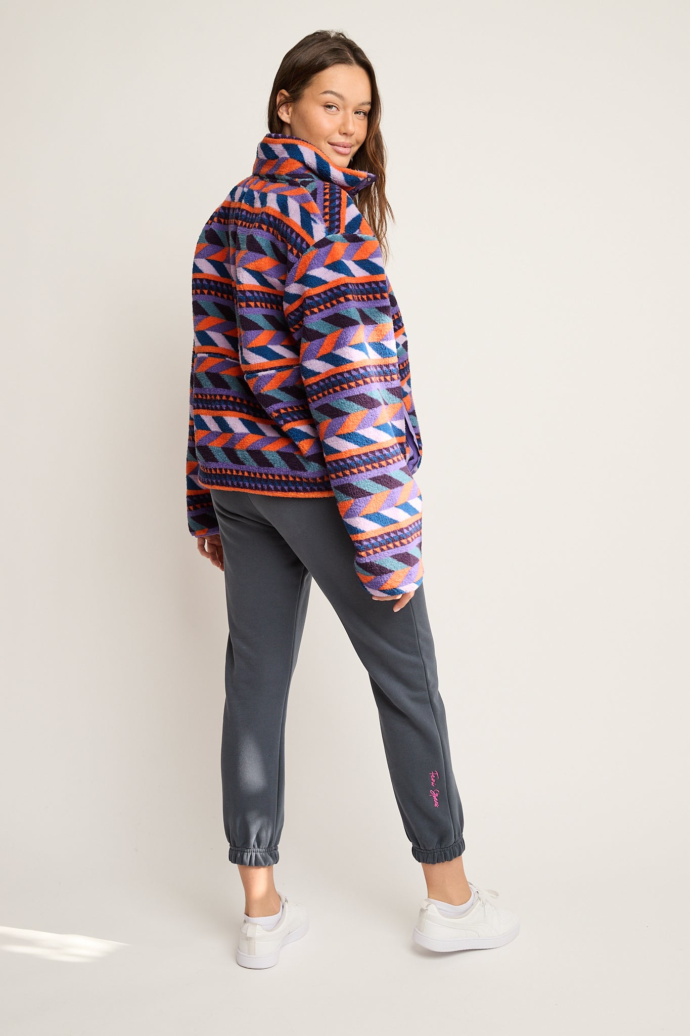 SPODNIE DRESOWE TYPU BAGGY GRAFITOWE - REVE