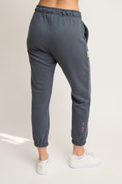 SPODNIE DRESOWE TYPU BAGGY GRAFITOWE - REVE