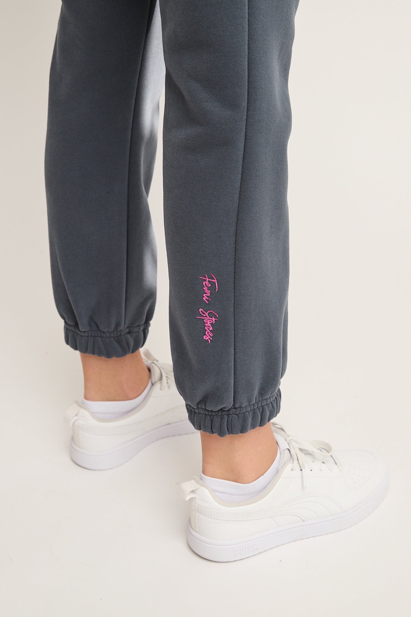 SPODNIE DRESOWE TYPU BAGGY GRAFITOWE - REVE