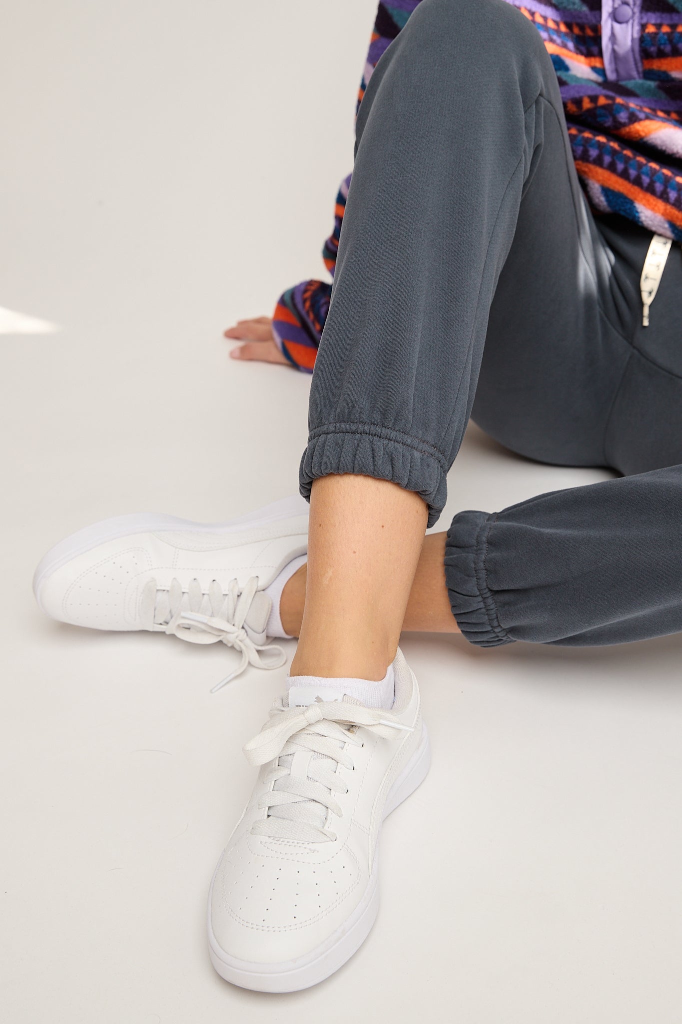 SPODNIE DRESOWE TYPU BAGGY GRAFITOWE - REVE