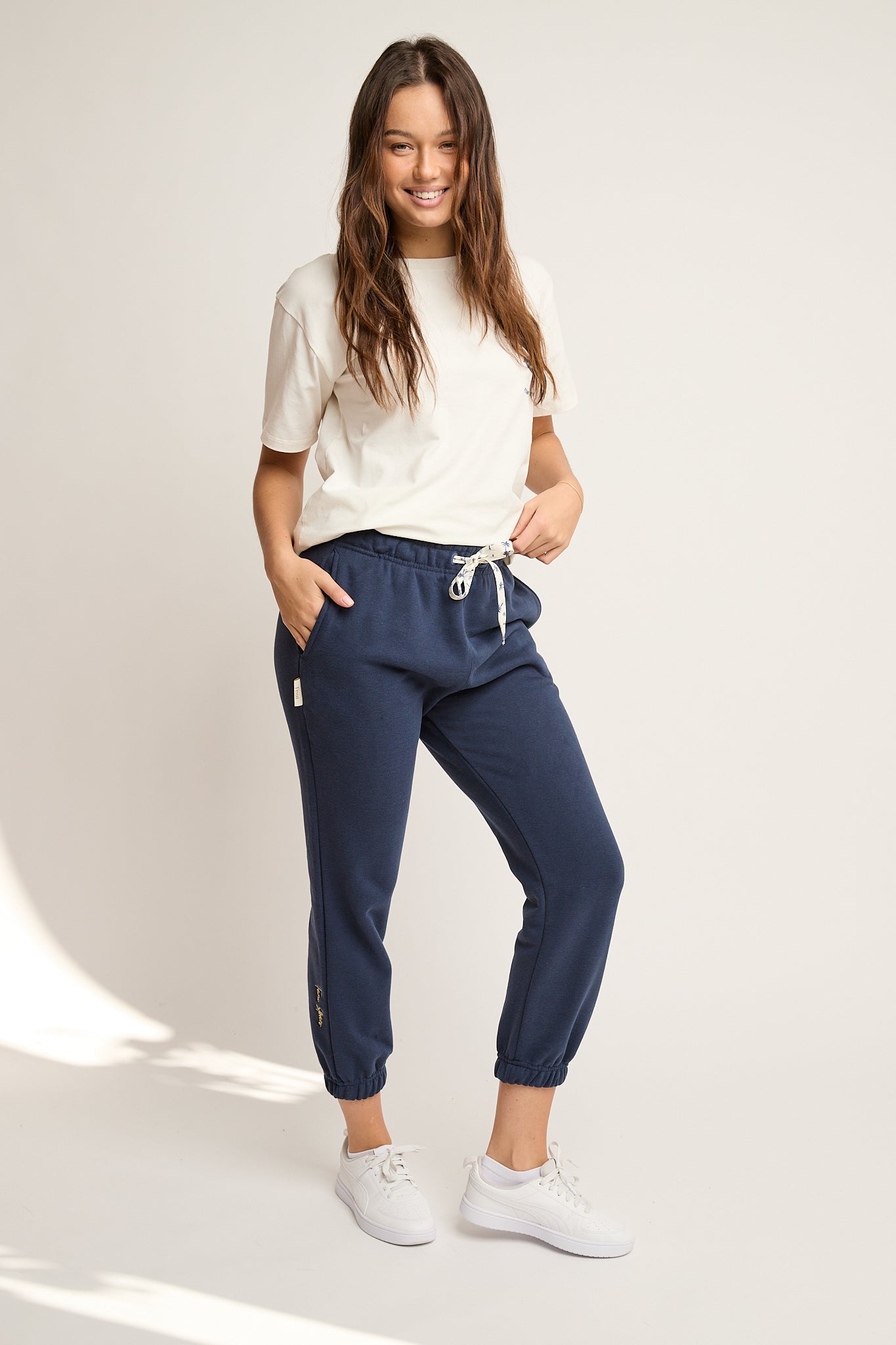 SPODNIE DRESOWE TYPU BAGGY GRANATOWE - REVE