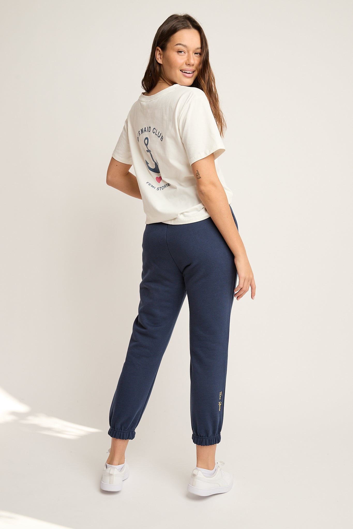 SPODNIE DRESOWE TYPU BAGGY GRANATOWE - REVE