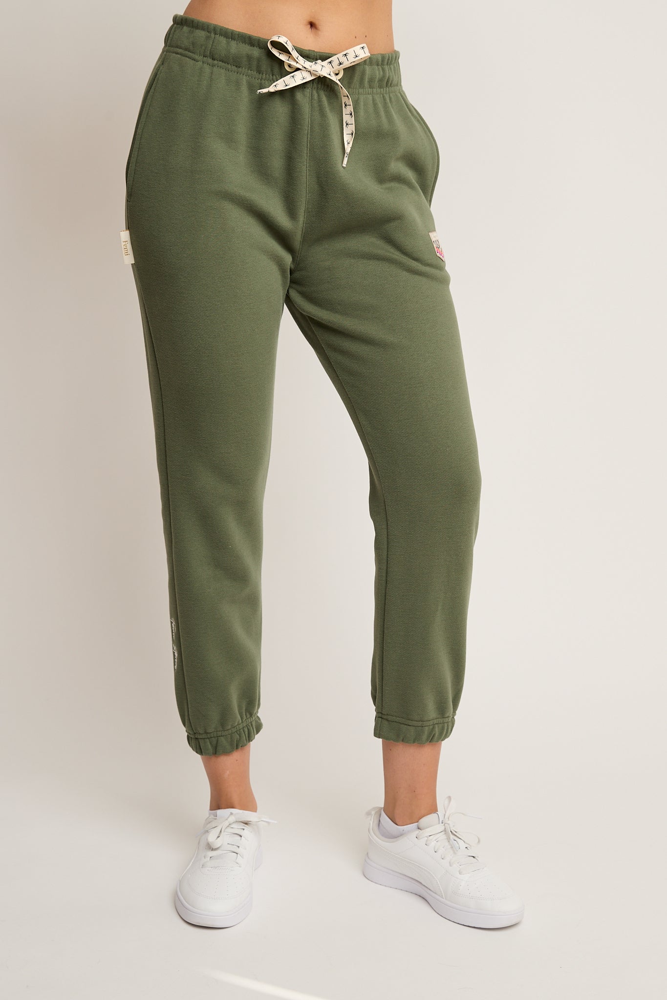 SPODNIE DRESOWE TYPU BAGGY KHAKI - REVE