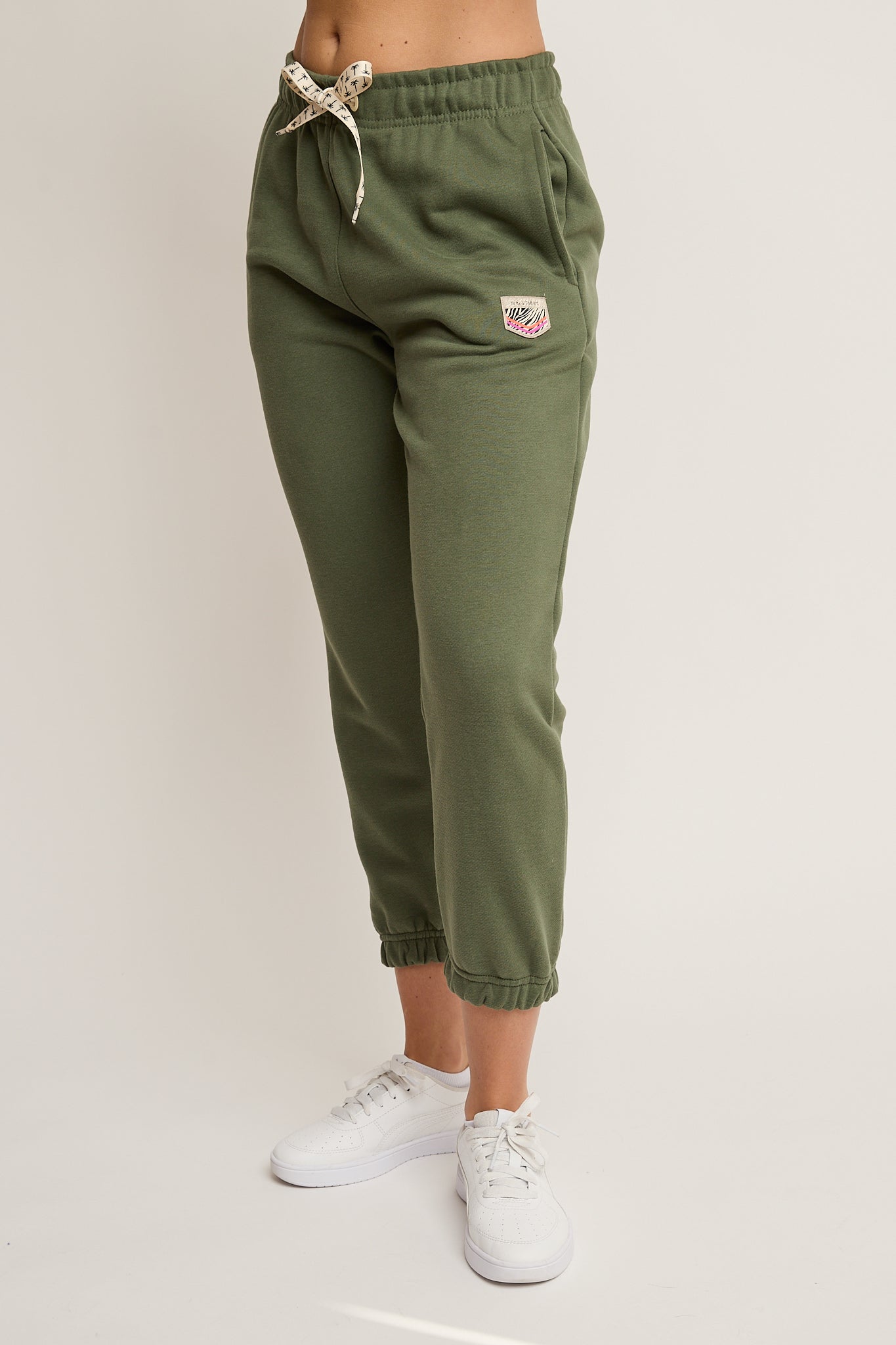 SPODNIE DRESOWE TYPU BAGGY KHAKI - REVE