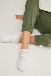 SPODNIE DRESOWE TYPU BAGGY KHAKI - REVE