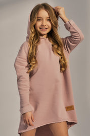 BLUZA OVERSIZE JASNORÓŻOWA - BELCHERA