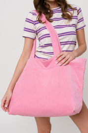 TORBA TYPU SHOPPER BAG JASNORÓŻOWA - LUSH