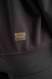 BLUZA Z KAPTUREM GRAFITOWA - AURENA