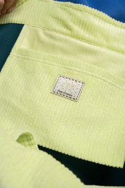 TORBA TYPU SHOPPER BAG ŻÓŁTA Z ANTRACYTOWYM NAPISEM - NAYA