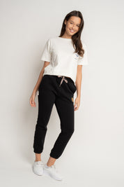 SPODNIE DRESOWE TYPU BAGGY CZARNE- REVE