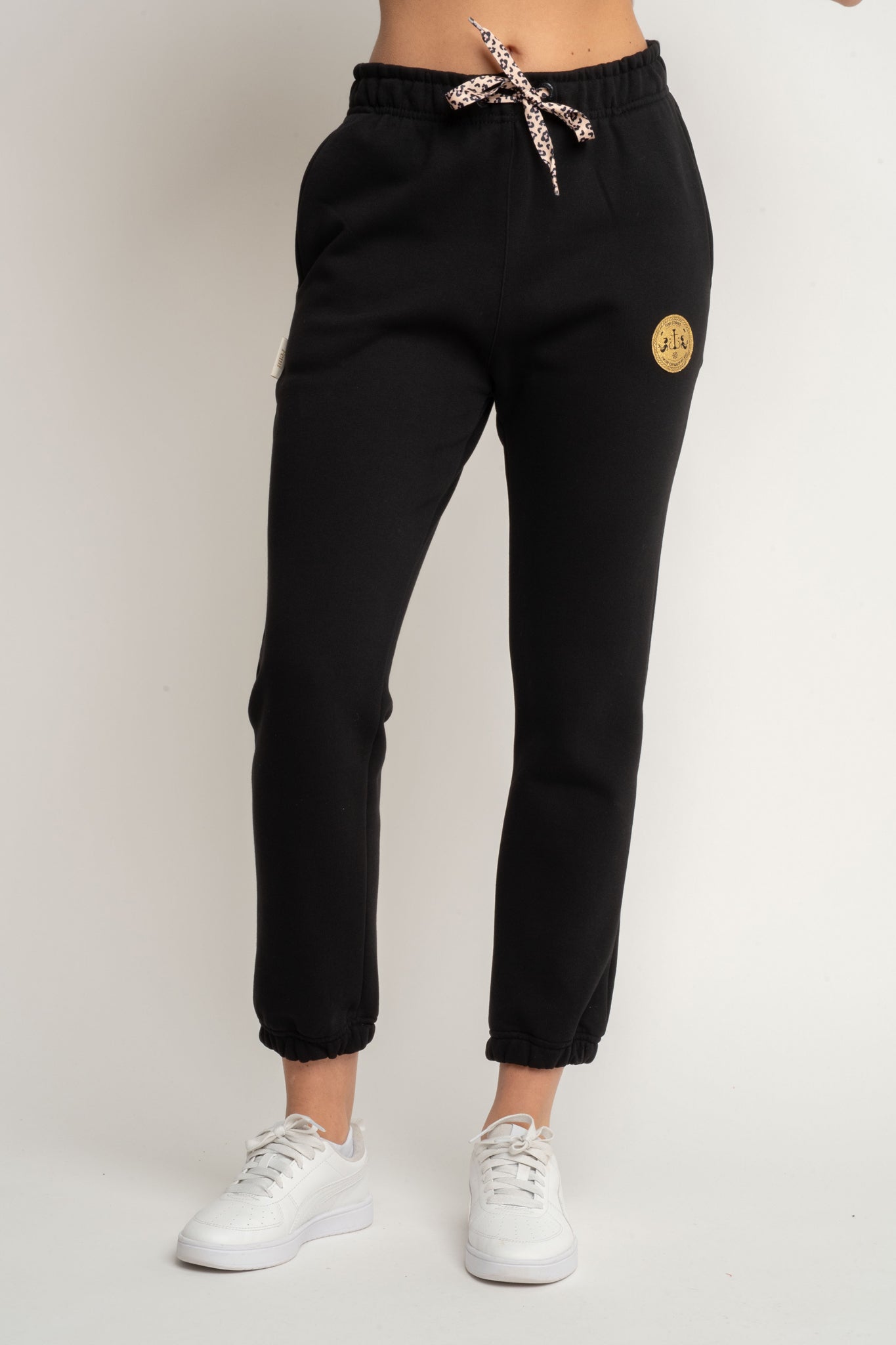 SPODNIE DRESOWE TYPU BAGGY CZARNE- REVE