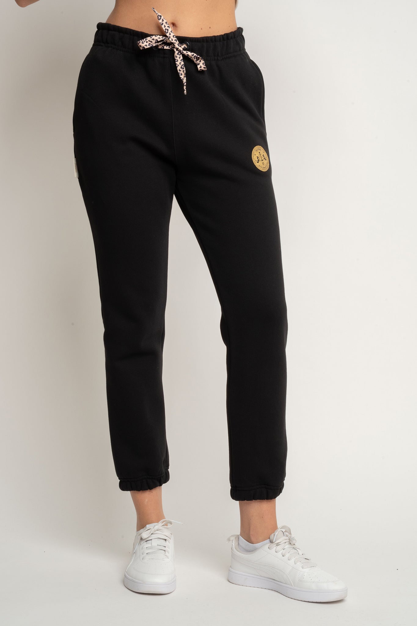 SPODNIE DRESOWE TYPU BAGGY CZARNE- REVE