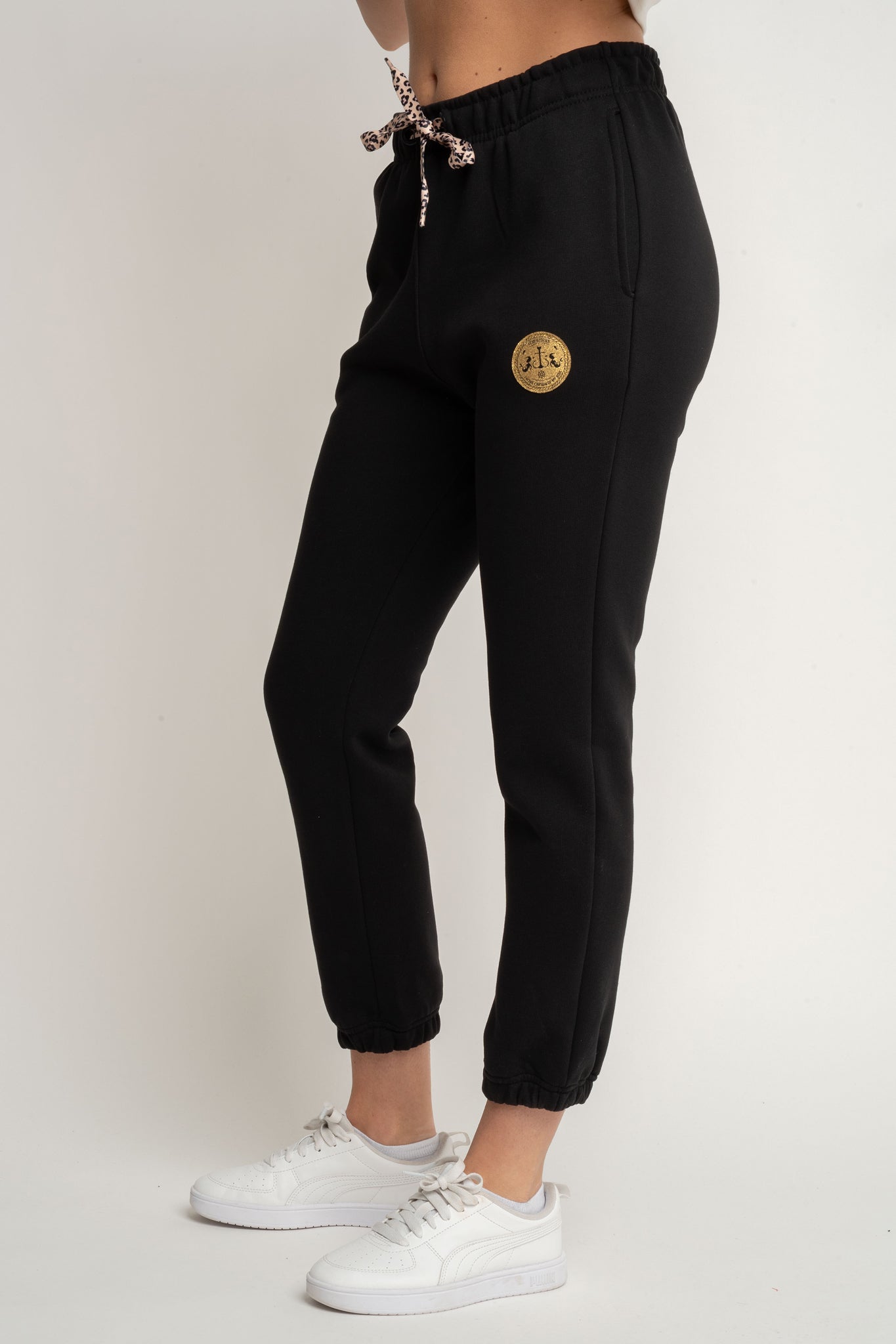 SPODNIE DRESOWE TYPU BAGGY CZARNE- REVE