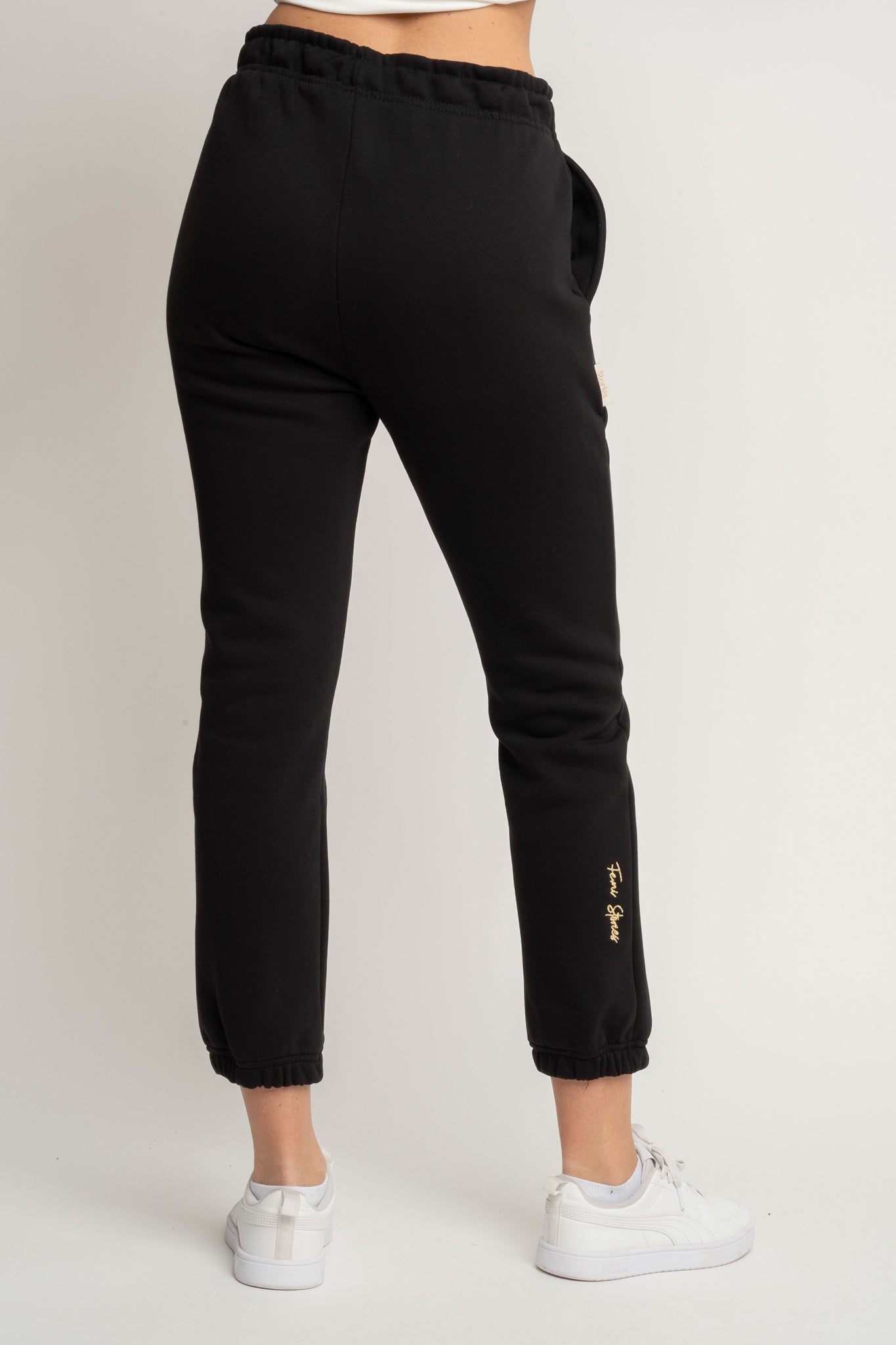 SPODNIE DRESOWE TYPU BAGGY CZARNE- REVE