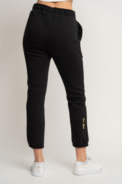 SPODNIE DRESOWE TYPU BAGGY CZARNE- REVE