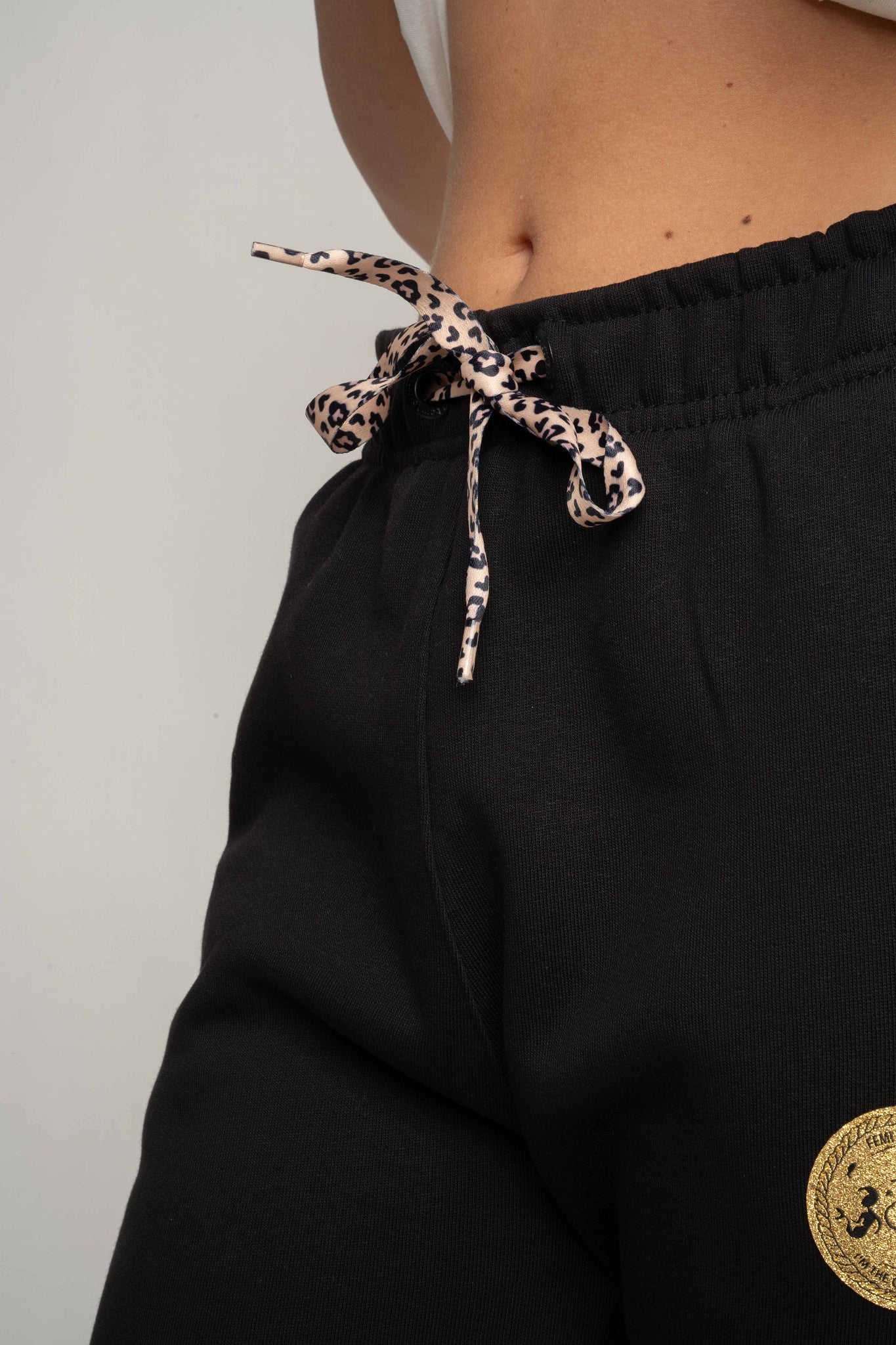 SPODNIE DRESOWE TYPU BAGGY CZARNE- REVE