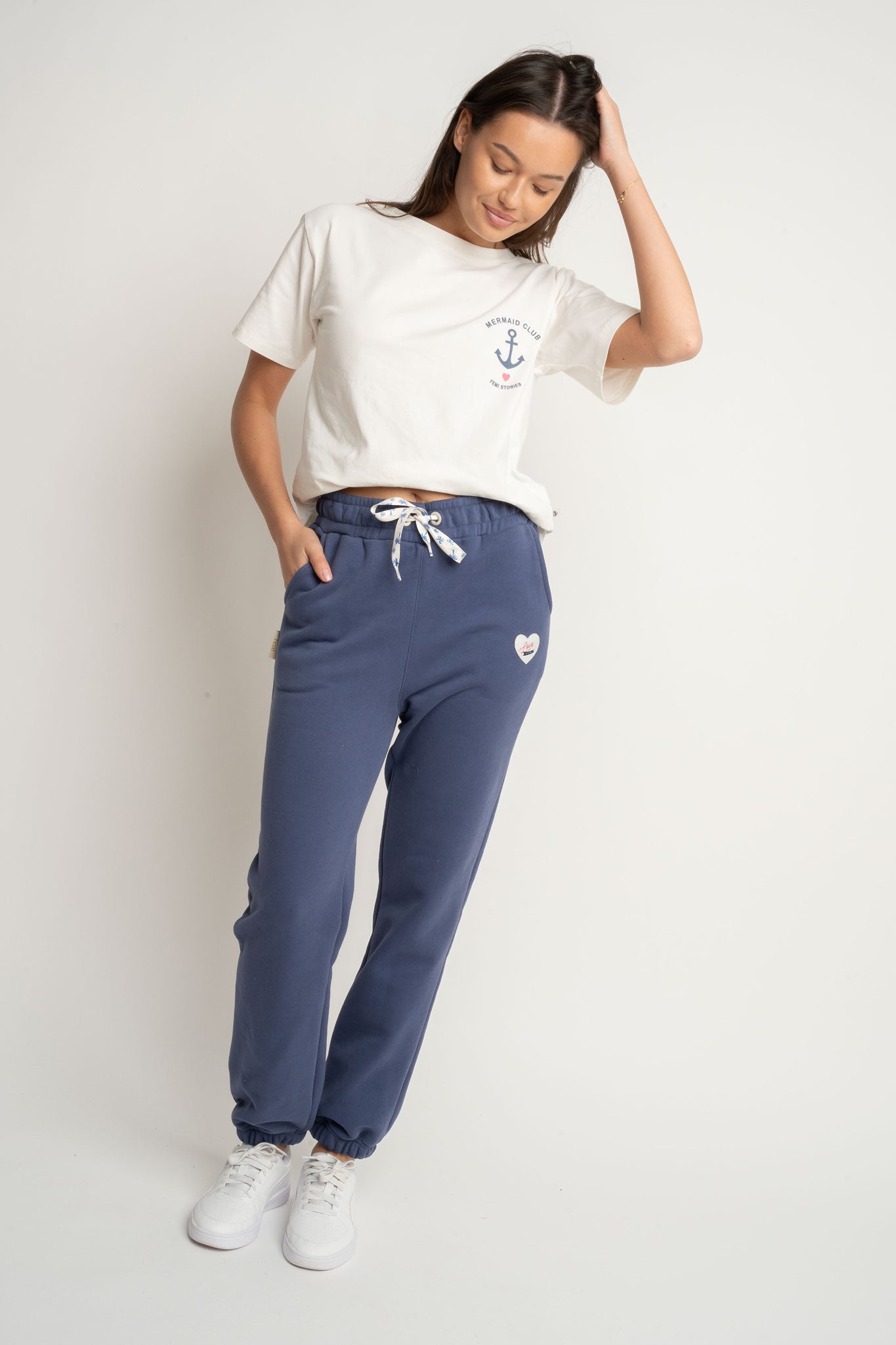 SPODNIE DRESOWE GRANATOWE - HARUKA