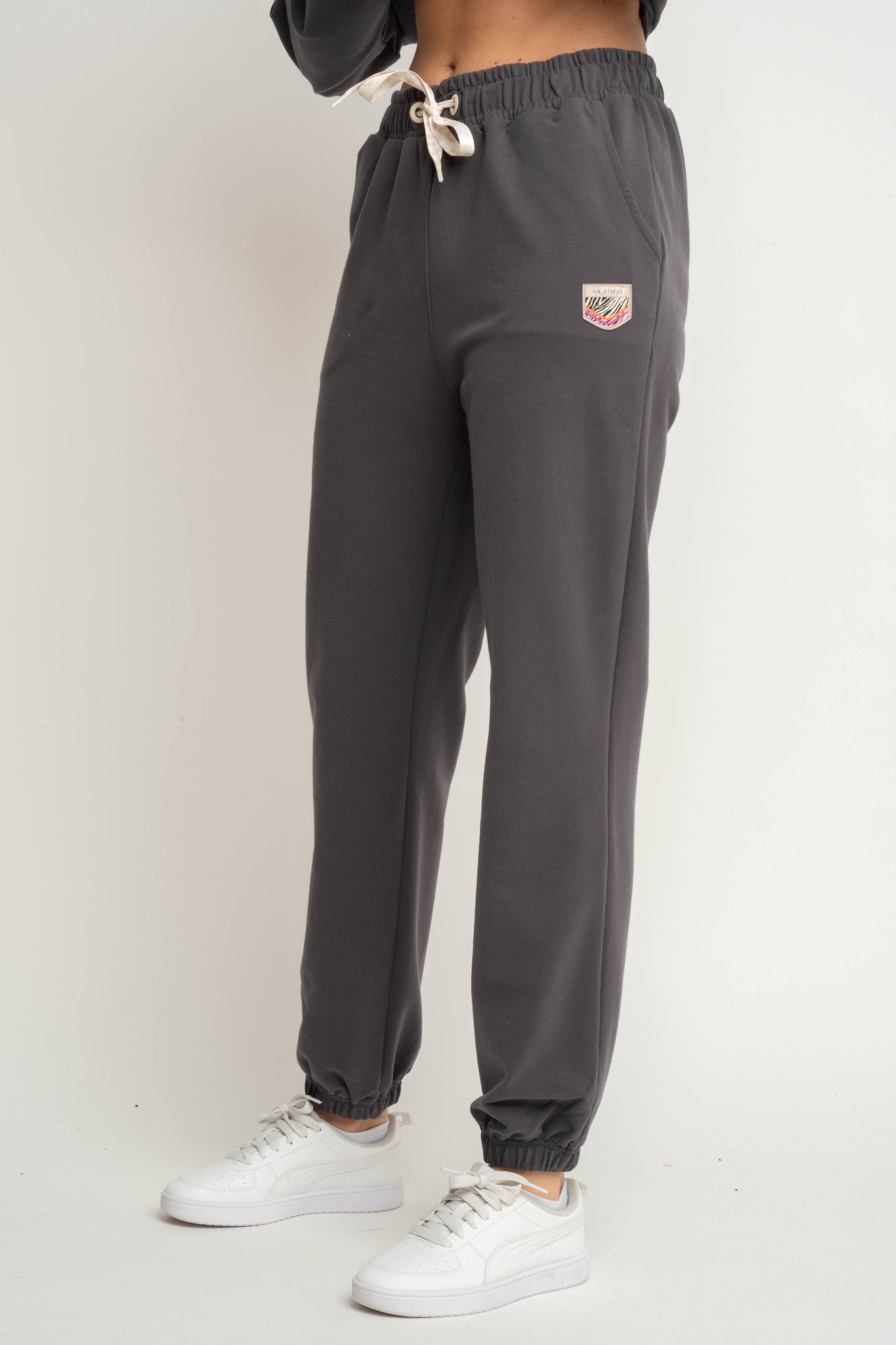 SPODNIE DRESOWE GRAFITOWE - HARUKA