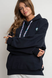 BLUZA Z KAPTUREM GRANATOWA - PENNY