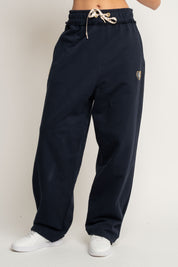 SPODNIE DRESOWE BAGGY CIEMNOGRANATOWE - PERLE