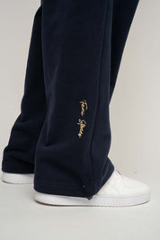 SPODNIE DRESOWE BAGGY CIEMNOGRANATOWE - PERLE