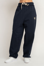 SPODNIE DRESOWE BAGGY CIEMNOGRANATOWE - PERLE