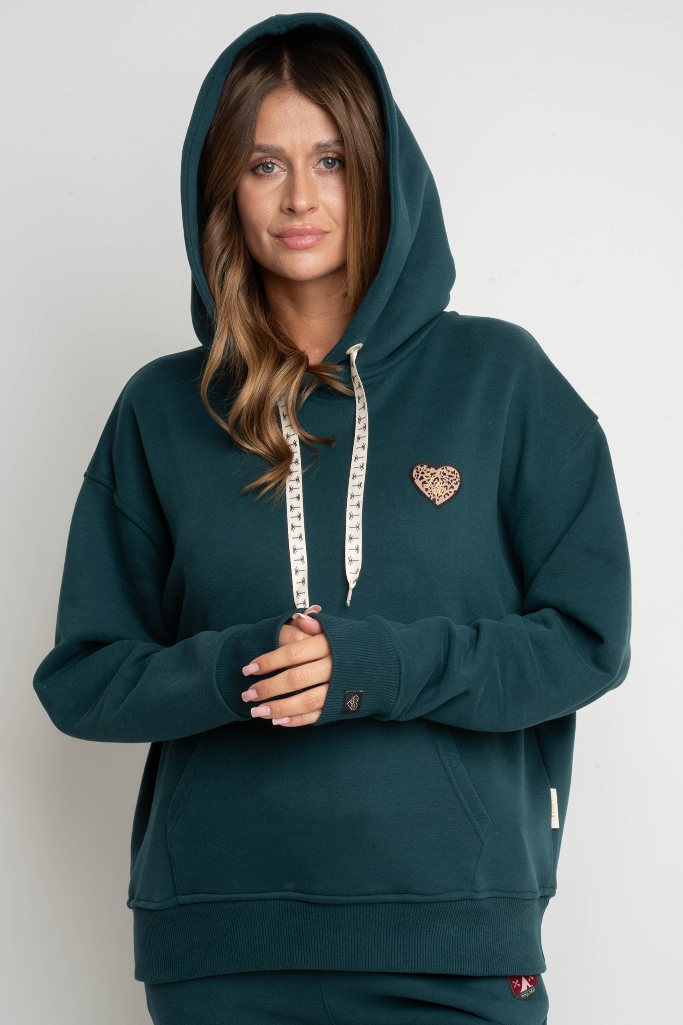 GREEN HOODIE - AURENA