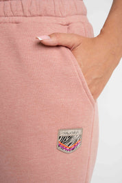PINK MELANGE SWEATPANTS - HARUKA