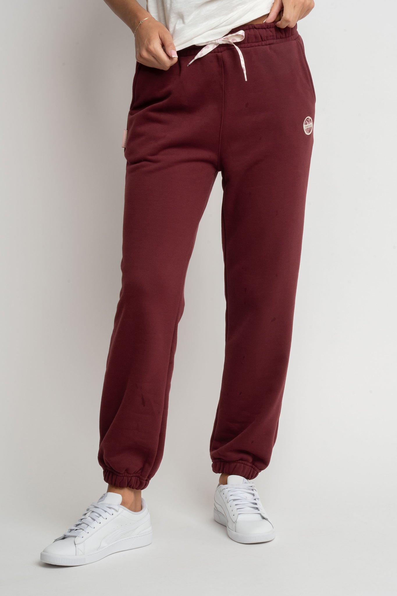 BURGUNDY SWEATPANTS - HARUKA