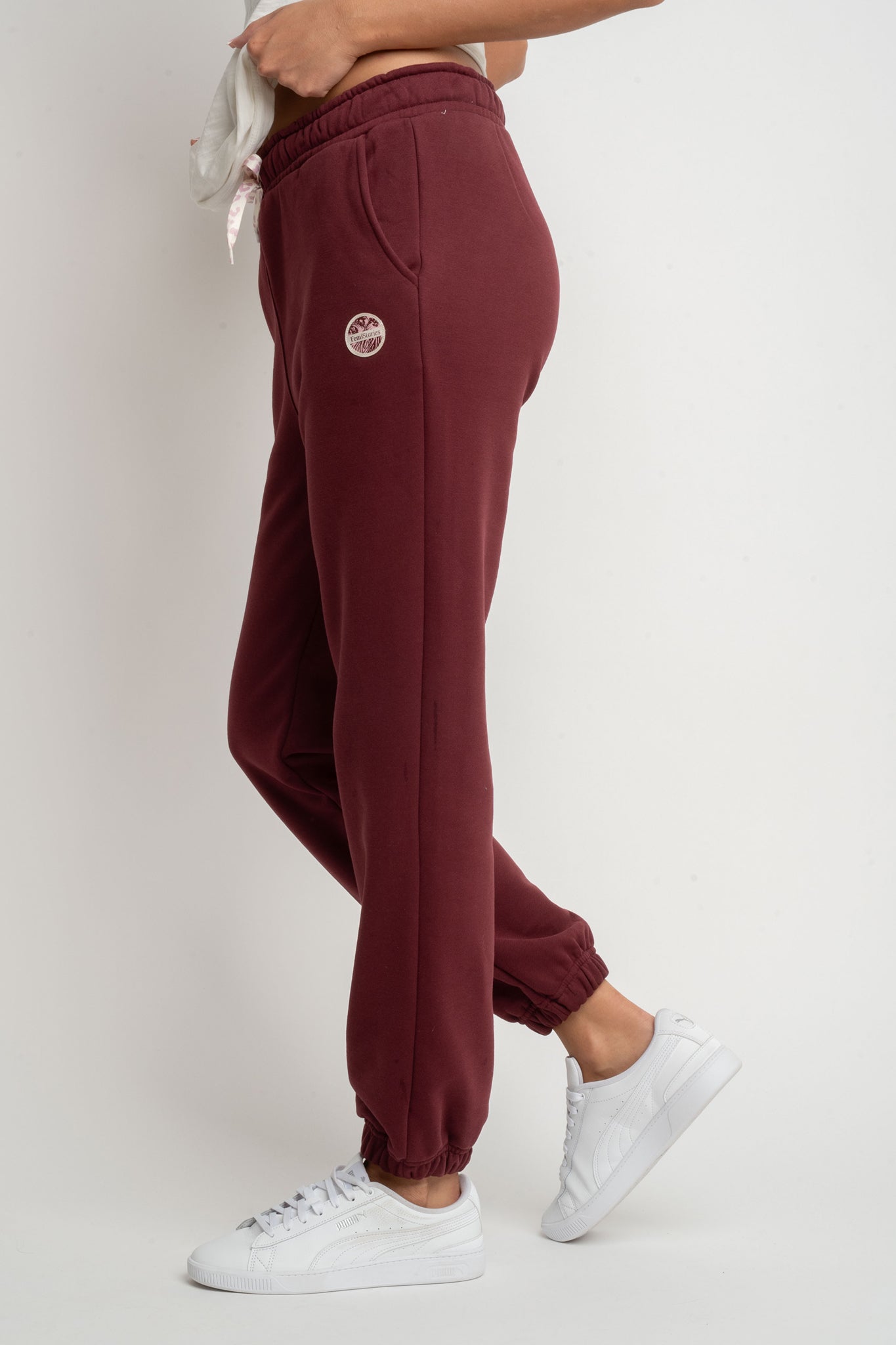 BURGUNDY SWEATPANTS - HARUKA