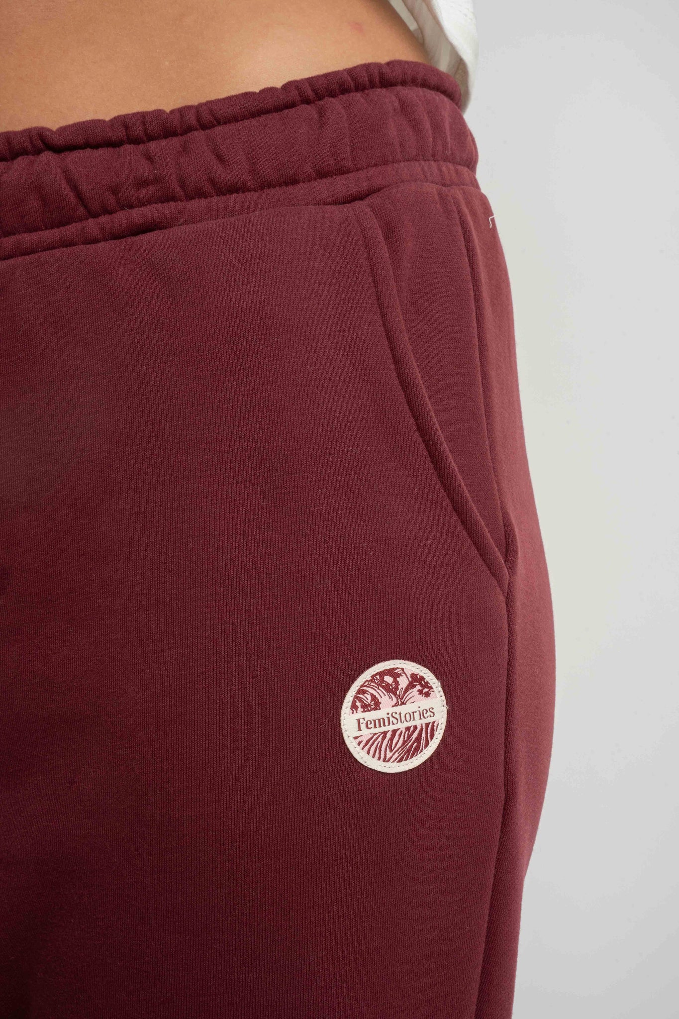BURGUNDY SWEATPANTS - HARUKA