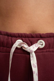 BURGUNDY SWEATPANTS - HARUKA